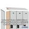 Salsbury Industries 1 Tier Designer Locker, 54"Wx76"Hx21"D, 3 Door, Gray 18-21361GRY - alternate 6